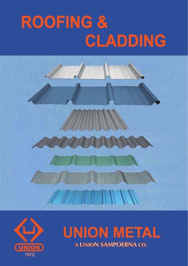 Halaman pertama Katalog Atap & Dinding (Roofing & Cladding) Union Metal (PDF)